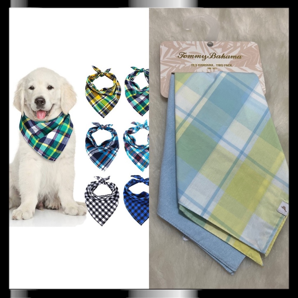 TOMMY BAHAMA Pet Bandana Two pack